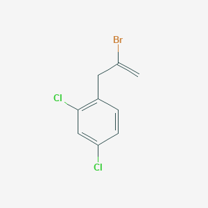 molecular formula C9H7BrCl2 B3315263 2-Bromo-3-(2,4-dichlorophenyl)-1-propene CAS No. 951892-58-3
