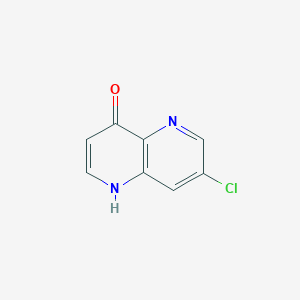 molecular formula C8H5ClN2O B3316025 7-chloro-1,5-naphthyridin-4(1H)-one CAS No. 952059-73-3