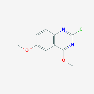 molecular formula C10H9ClN2O2 B3316049 2-Chloro-4,6-dimethoxyquinazoline CAS No. 952434-89-8