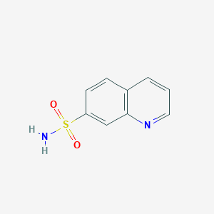 molecular formula C9H8N2O2S B3316068 7-Quinolinesulfonamide CAS No. 952651-47-7