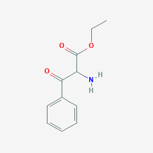 molecular formula C11H13NO3 B3316089 Ethyl 2-amino-3-oxo-3-phenylpropanoate CAS No. 95271-93-5