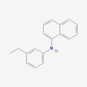molecular formula C18H17N B3316093 N-(3-Ethylphenyl)naphthalen-1-amine CAS No. 95275-66-4
