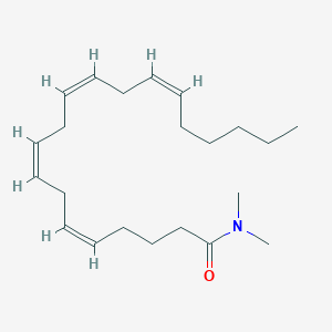 molecular formula C22H37NO B033161 Arachidonoyl-N,N-dimethyl amide CAS No. 45280-17-9