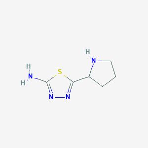 5-(Pyrrolidin-2-yl)-1,3,4-thiadiazol-2-amine