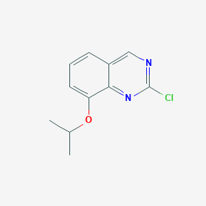 molecular formula C11H11ClN2O B3316154 2-Chloro-8-isopropoxyquinazoline CAS No. 953039-39-9