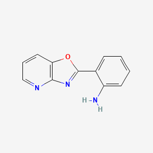 2-(Oxazolo[4,5-b]pyridin-2-yl)aniline