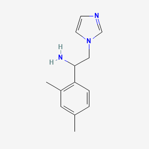1-(2,4-dimethylphenyl)-2-(1H-imidazol-1-yl)ethan-1-amine