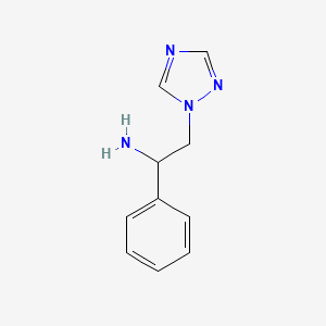 1-phenyl-2-(1H-1,2,4-triazol-1-yl)ethan-1-amine