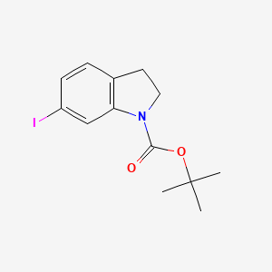 molecular formula C13H16INO2 B3316619 1-Boc-6-iodo-2,3-dihydro-indole CAS No. 954239-34-0