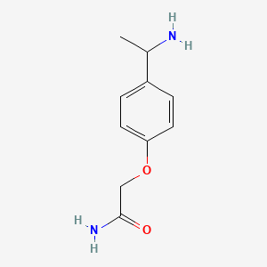 molecular formula C10H14N2O2 B3316772 2-[4-(1-Aminoethyl)phenoxy]acetamide CAS No. 954569-98-3
