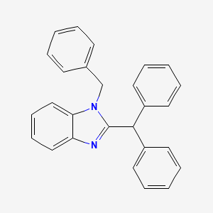 molecular formula C27H22N2 B3316868 2-Benzhydryl-1-benzyl-1H-benzo[d]imidazole CAS No. 954954-31-5