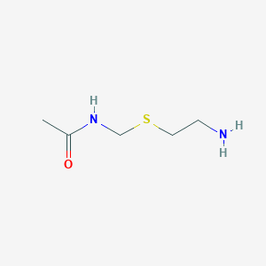 molecular formula C5H12N2OS B3316872 N-(((2-Aminoethyl)thio)methyl)acetamide CAS No. 95501-85-2