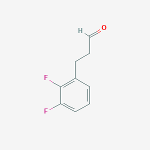 molecular formula C9H8F2O B3316908 3-(2,3-Difluorophenyl)propanal CAS No. 955403-58-4