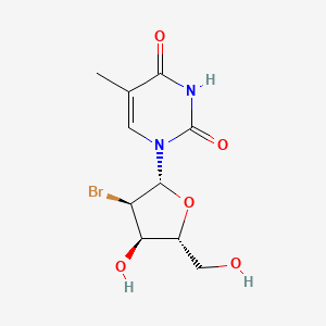 1-((2R,3R,4R,5R)-3-bromo-4-hydroxy-5-(hydroxymethyl)tetrahydrofuran-2-yl)-5-methylpyrimidine-2,4(1H,3H)-dione