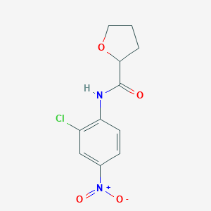 molecular formula C11H11ClN2O4 B331704 N-{2-chloro-4-nitrophenyl}tetrahydro-2-furancarboxamide 