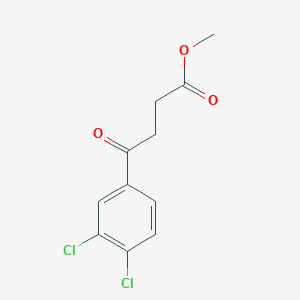 molecular formula C11H10Cl2O3 B3317155 Methyl 4-(3,4-dichlorophenyl)-4-oxobutanoate CAS No. 95652-74-7