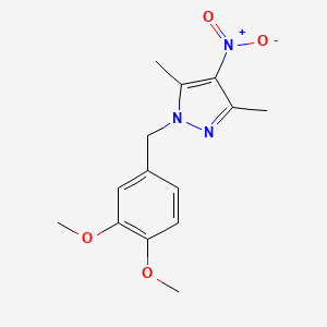 1-(3,4-Dimethoxy-benzyl)-3,5-dimethyl-4-nitro-1H-pyrazole