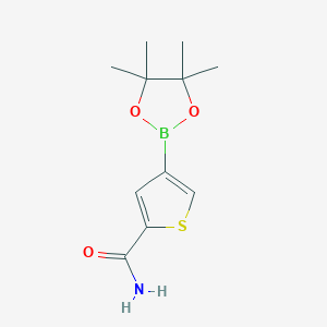 4-(4,4,5,5-Tetramethyl-1,3,2-dioxaborolan-2-yl)thiophene-2-carboxamide