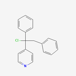 4-(1-Chloro-1,2-diphenylethyl)pyridine