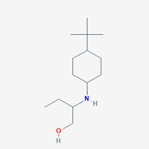 2-[(4-Tert-butylcyclohexyl)amino]butan-1-ol