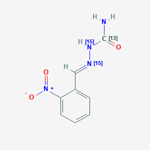 2-Nitrobenzaldehyde semicarbazone 13C,15N2
