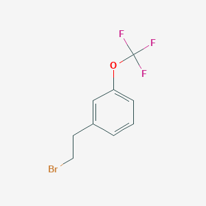 molecular formula C9H8BrF3O B3317273 1-(2-Bromoethyl)-3-(trifluoromethoxy)benzene CAS No. 958027-93-5