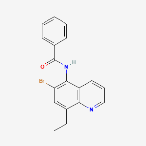 N-(6-Bromo-8-ethylquinolin-5-yl)benzamide