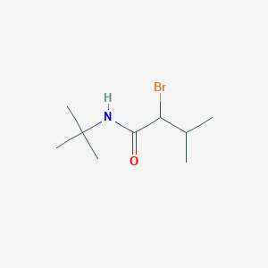 molecular formula C9H18BrNO B3317321 2-bromo-N-tert-butyl-3-methylbutanamide CAS No. 95904-26-0