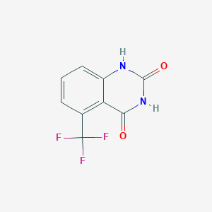 molecular formula C9H5F3N2O2 B3317357 5-(Trifluoromethyl)quinazoline-2,4(1H,3H)-dione CAS No. 959236-92-1