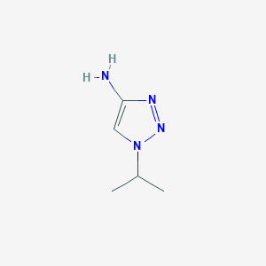 molecular formula C5H10N4 B3317363 1-isopropyl-1H-1,2,3-triazol-4-amine CAS No. 959237-92-4