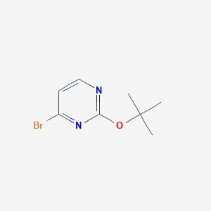 molecular formula C8H11BrN2O B3317381 4-Bromo-2-(tert-butoxy)pyrimidine CAS No. 959240-97-2