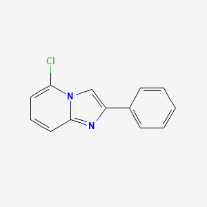 molecular formula C13H9ClN2 B3317398 5-Chloro-2-phenylimidazo[1,2-a]pyridine CAS No. 959290-56-3