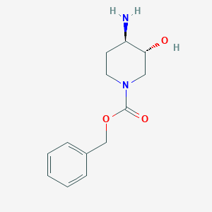 Benzyl (3R,4R)-4-amino-3-hydroxypiperidine-1-carboxylate