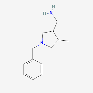 molecular formula C13H20N2 B3317460 (1-Benzyl-4-methylpyrrolidin-3-YL)methanamine CAS No. 959958-19-1