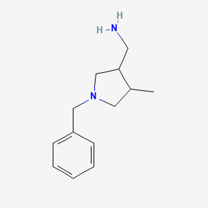 (1-Benzyl-4-methylpyrrolidin-3-YL)methanamine