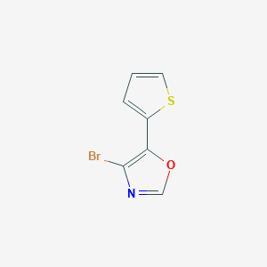 Oxazole, 4-bromo-5-(2-thienyl)-