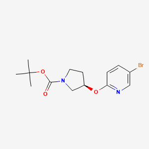 (R)-tert-butyl 3-((5-bromopyridin-2-yl)oxy)pyrrolidine-1-carboxylate