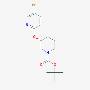 (R)-tert-butyl 3-((5-bromopyridin-2-yl)oxy)piperidine-1-carboxylate