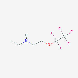 molecular formula C6H10F5NO B3317481 N-ethyl-2-(1,1,2,2,2-pentafluoroethoxy)ethanamine CAS No. 960365-28-0
