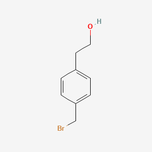 molecular formula C9H11BrO B3317486 4-(Bromomethyl)benzeneethanol CAS No. 96044-43-8