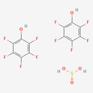 Phenol, pentafluoro-, sulfite (2:1)