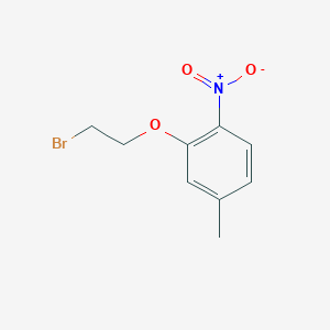 molecular formula C9H10BrNO3 B3317542 2-Nitro-5-methylphenyl 2-bromoethyl ether CAS No. 96315-07-0