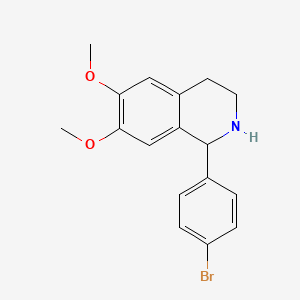 1-(4-Bromophenyl)-6,7-dimethoxy-1,2,3,4-tetrahydroisoquinoline