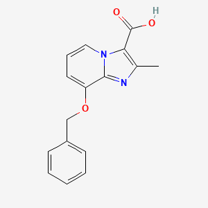 8-(Benzyloxy)-2-methylimidazo[1,2-a]pyridine-3-carboxylic acid