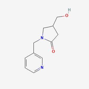 4-(Hydroxymethyl)-1-(pyridin-3-ylmethyl)pyrrolidin-2-one