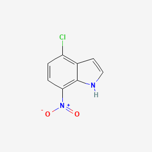 molecular formula C8H5ClN2O2 B3317644 4-Chloro-7-nitro-1H-indole CAS No. 96831-52-6