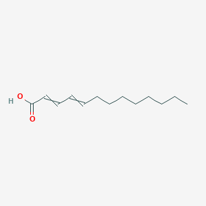 molecular formula C13H22O2 B3317647 Trideca-2,4-dienoic acid CAS No. 96844-83-6