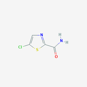 molecular formula C4H3ClN2OS B3317902 5-Chlorothiazole-2-carboxamide CAS No. 98027-07-7
