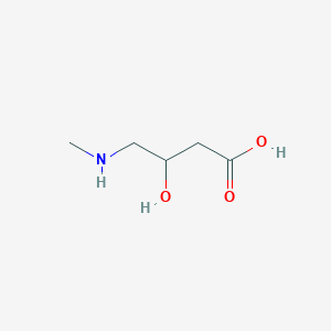 molecular formula C5H11NO3 B3317909 3-hydroxy-4-(methylamino)butanoic acid CAS No. 98137-59-8