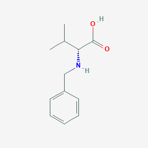 molecular formula C12H17NO2 B3318050 D-Valine, N-(phenylmethyl)- CAS No. 98575-68-9